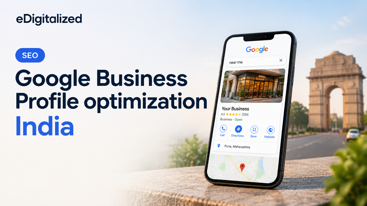 Google Business Profile optimization India featured poster