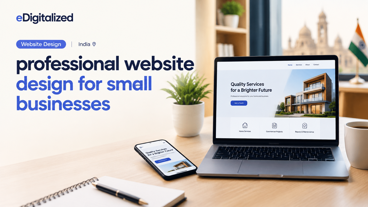 professional website design for small businesses featured poster